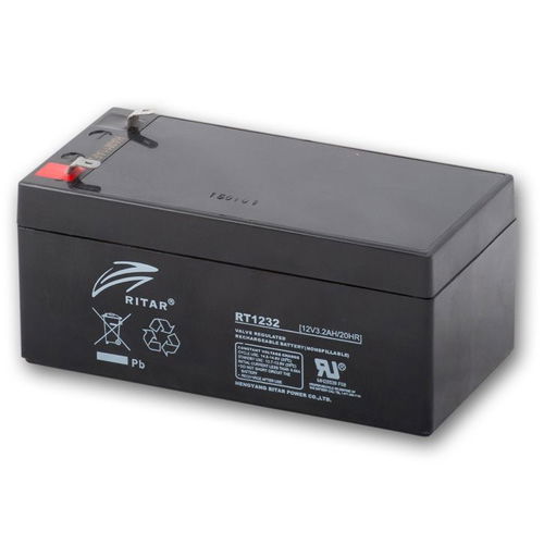 Ritar RT1232-F1 zárt ólomakkumulátor 12 V/3,2 Ah termék fő termékképe